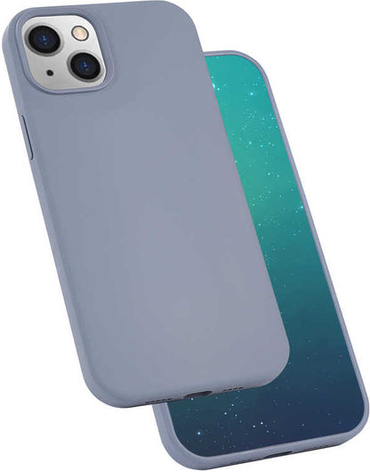 iPhone 13 Kılıf Mnc Silk Silikon-Lila