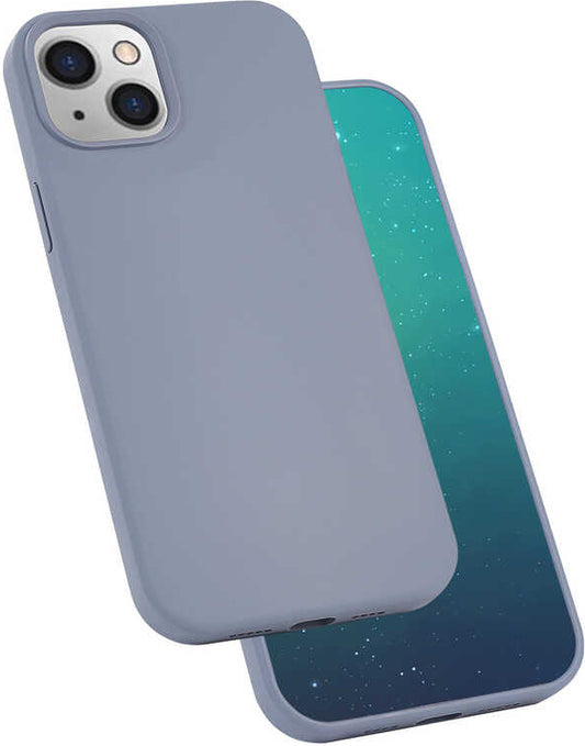 iPhone 13 Kılıf Mnc Silk Silikon-Lila
