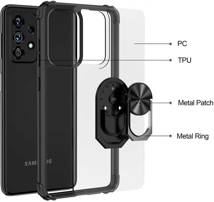 Galaxy A52 Kılıf Mnc Mola Kapak-Kırmızı
