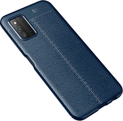 Galaxy A03S Kılıf Mnc Niss Silikon Kapak-Lacivert