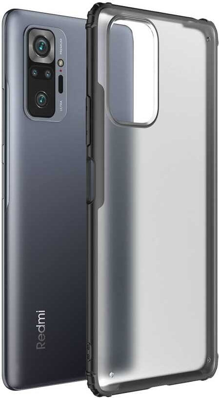 Xiaomi Redmi Note 10 Pro Kılıf Mnc Volks Kapak-Siyah
