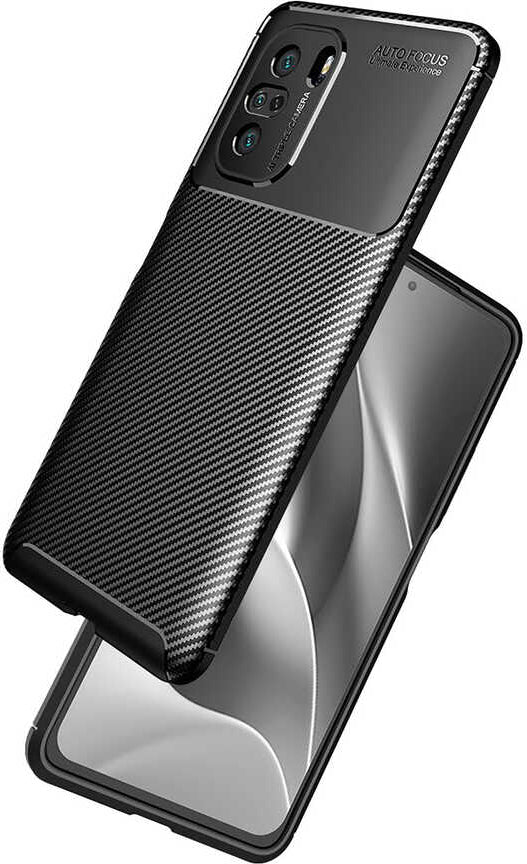 Xiaomi Poco F3 Kılıf Mnc Negro Silikon Kapak-Kahverengi