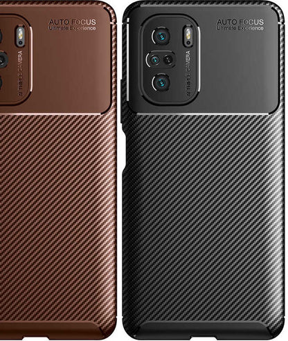 Xiaomi Poco F3 Kılıf Mnc Negro Silikon Kapak-Kahverengi