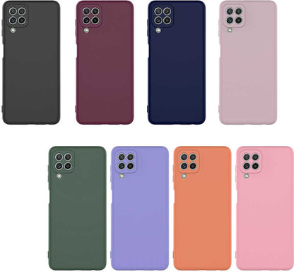 Galaxy A22 4g Kılıf Mnc Mara Laaakan Kapak-Lila
