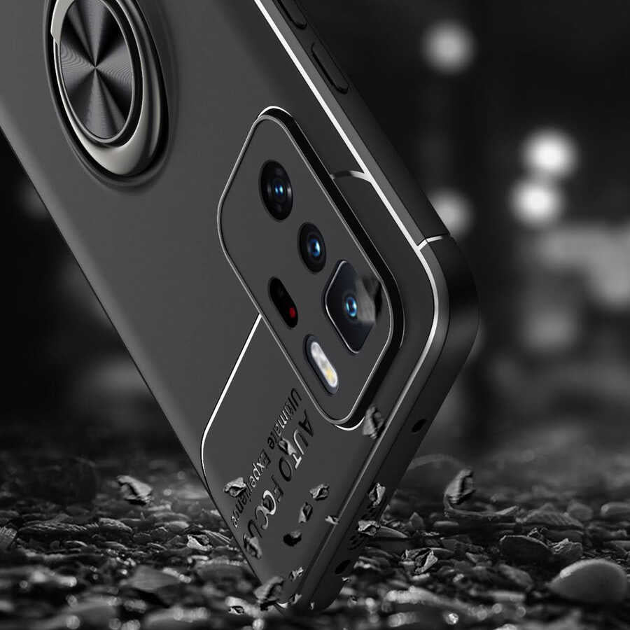Xiaomi Poco X3 Gt Kılıf Mnc Ravel Silikon Kapak-Siyah