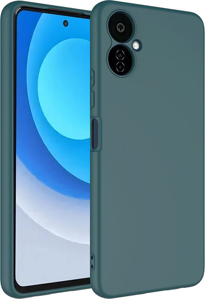 Tecno Camon 19 Neo Kılıf Mnc Mara Laaakan Kapak-Koyu Yeşil
