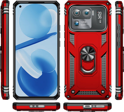 Xiaomi Mi 11 Ultra Kılıf Mnc Vega Kapak-Kırmızı