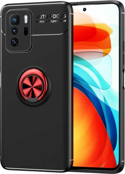 Xiaomi Poco X3 Gt Kılıf Mnc Ravel Silikon Kapak-Siyah-Kırmızı