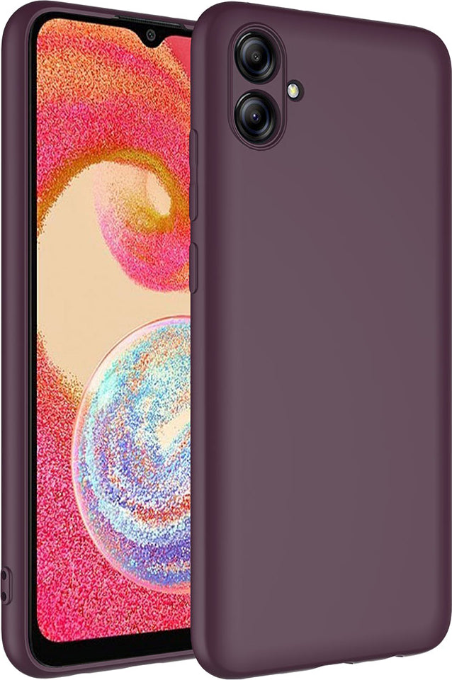 Galaxy A04E Kılıf Mnc Mara Laaakan Kapak-Koyu Mor