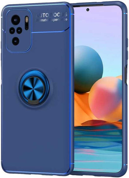 Xiaomi Redmi Note 10 Kılıf Mnc Ravel Silikon Kapak-Mavi