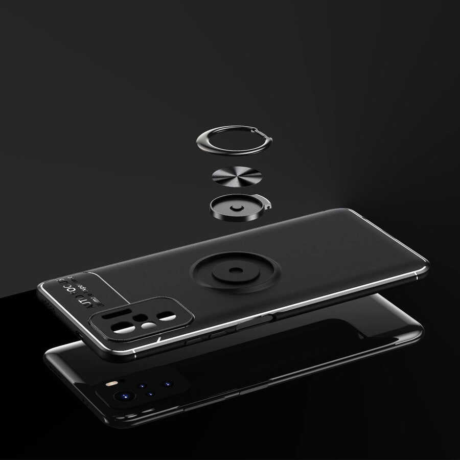 Xiaomi Redmi Note 10 Kılıf Mnc Ravel Silikon Kapak-Mavi