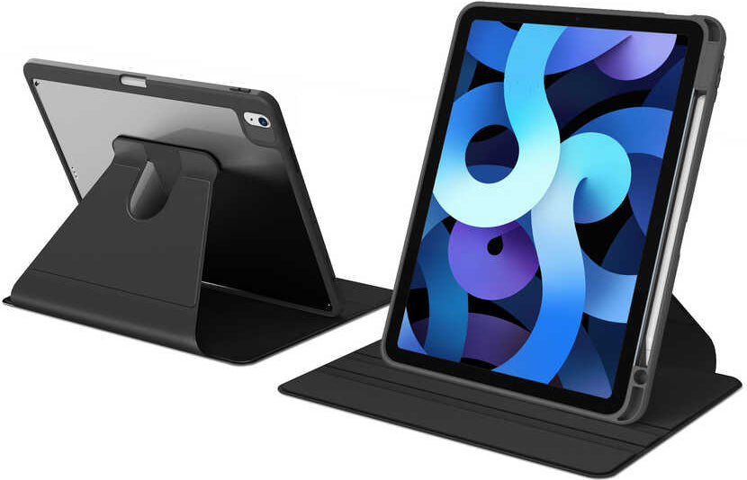 iPad Air 11 2025 M3 Kılıf Mnc Nayn Dönebilen Standlı Kılıf - Koyu Yeşil