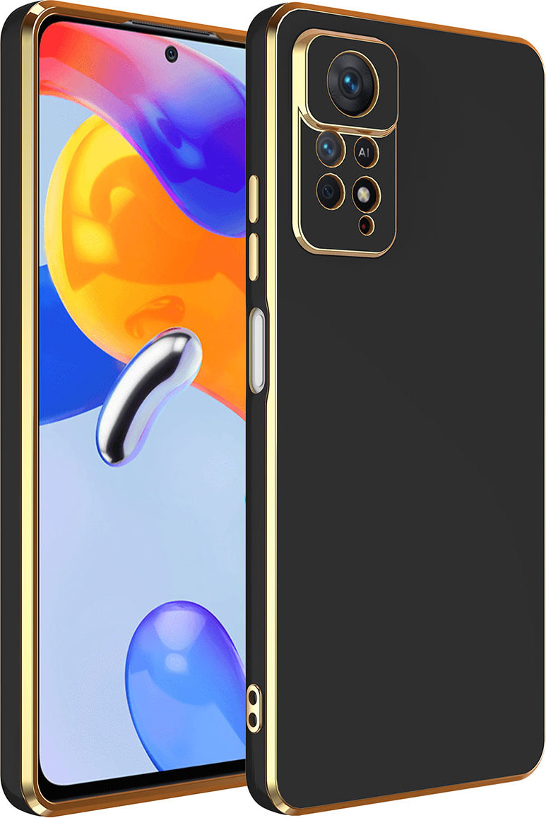 Xiaomi Redmi Note 12 Pro 4g Kılıf Mnc Bark Kapak-Siyah