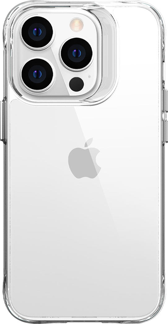 Apple iPhone 14 Pro Kılıf Mnc Şeffaf Ultra Ince Airbag Tasarımlı Okka Kapak-Renksiz