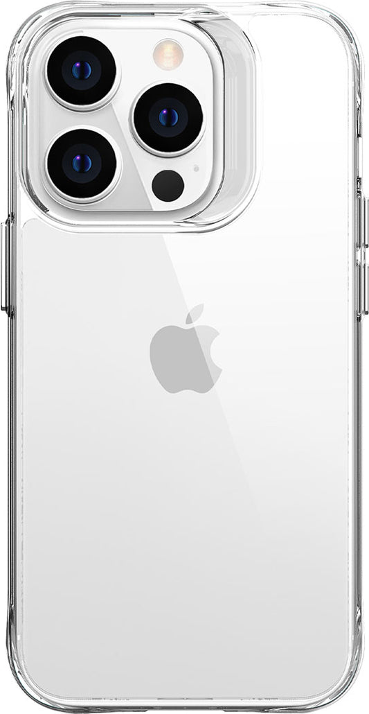 Apple iPhone 14 Pro Kılıf Mnc Şeffaf Ultra Ince Airbag Tasarımlı Okka Kapak-Renksiz