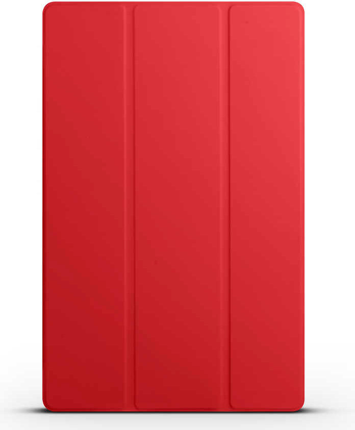 Galaxy Tab S8 Ultra SM-X900  Uyumlu Mnc Smart Cover Standlı 1-1 Kılıf-Kırmızı