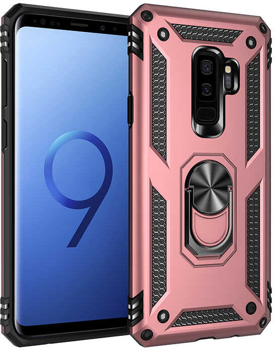 Galaxy S9 Plus Kılıf Mnc Vega Kapak-Rose Gold