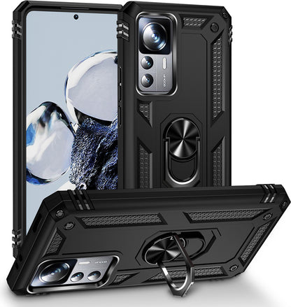 Xiaomi Mi 12T Kılıf Mnc Vega Kapak-Siyah