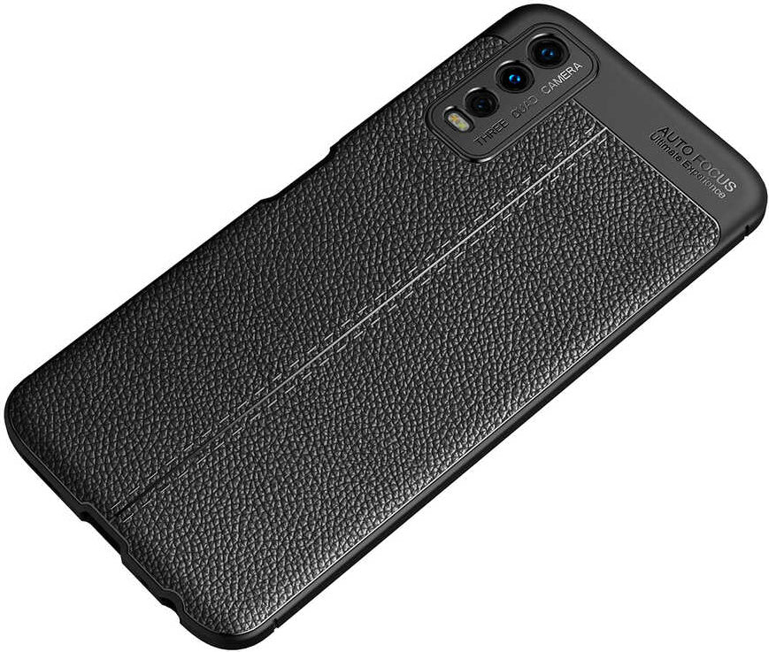 Vivo Y11S Kılıf Mnc Niss Silikon Kapak-Siyah