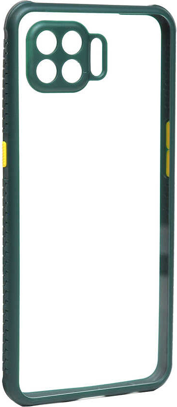 Oppo Reno 4 Lite Kılıf mnc Kaff Kapak-Koyu Yeşil