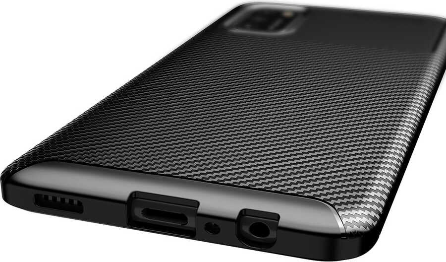 Galaxy A02S Kılıf Mnc Negro Silikon Kapak-Lacivert