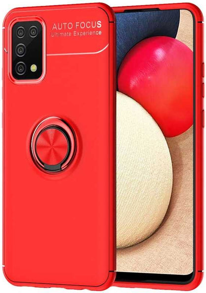 Galaxy A02S Kılıf Mnc Ravel Silikon Kapak-Kırmızı