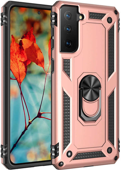 Galaxy S21 Kılıf Mnc Vega Kapak-Rose Gold