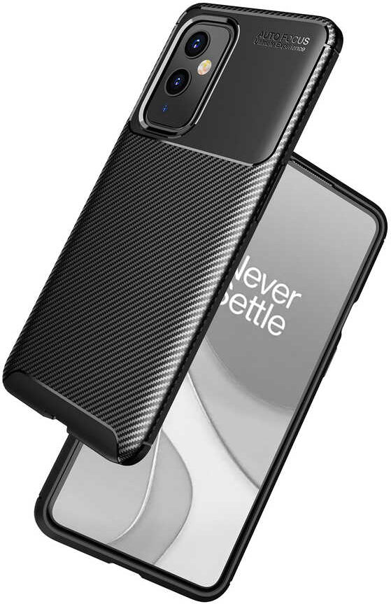 One Plus 9 Kılıf Mnc Negro Silikon Kapak-Siyah