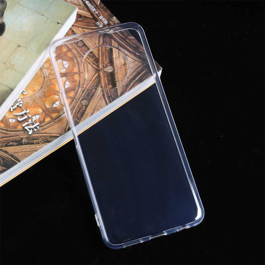 Infinix Note 7 Kılıf Mnc Süper Silikon Kapak-Renksiz