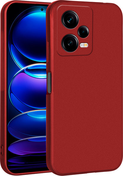 Xiaomi Redmi Note 12 Pro 5g Kılıf Mnc Premier Silikon Kapak-Kırmızı