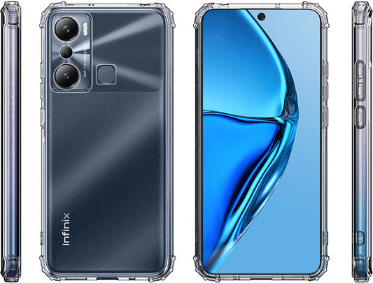 Infinix Hot 20I Kılıf Mnc 2mm Anti Shock Silikon-Renksiz