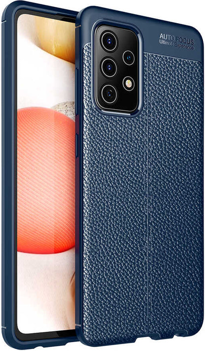 Galaxy A72 Kılıf Mnc Niss Silikon Kapak-Lacivert