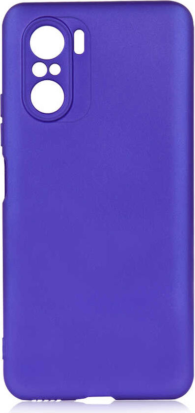 Xiaomi Poco F3 Kılıf Mnc Premier Silikon Kapak-Saks Mavi