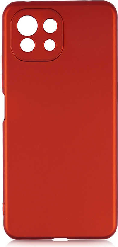 Xiaomi Mi 11 Lite Kılıf Mnc Premier Silikon Kapak-Kırmızı