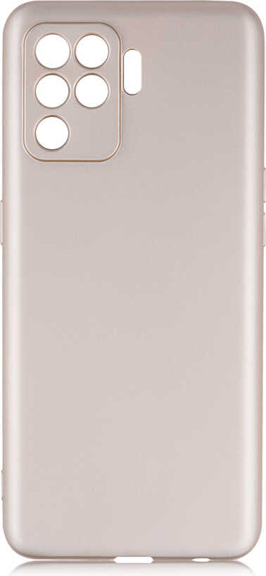Oppo Reno 5 Lite Kılıf Mnc Premier Silikon Kapak-Gold
