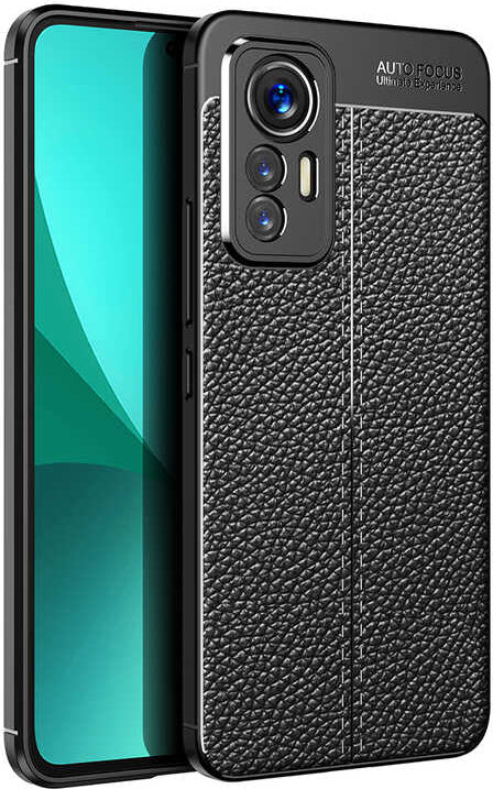Xiaomi Xiaomi 12 Lite Kılıf Mnc Niss Silikon Kapak-Siyah