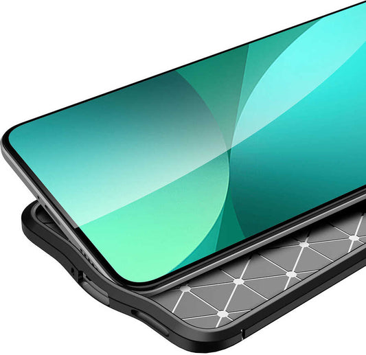 Xiaomi Xiaomi 12 Lite Kılıf Mnc Niss Silikon Kapak-Siyah