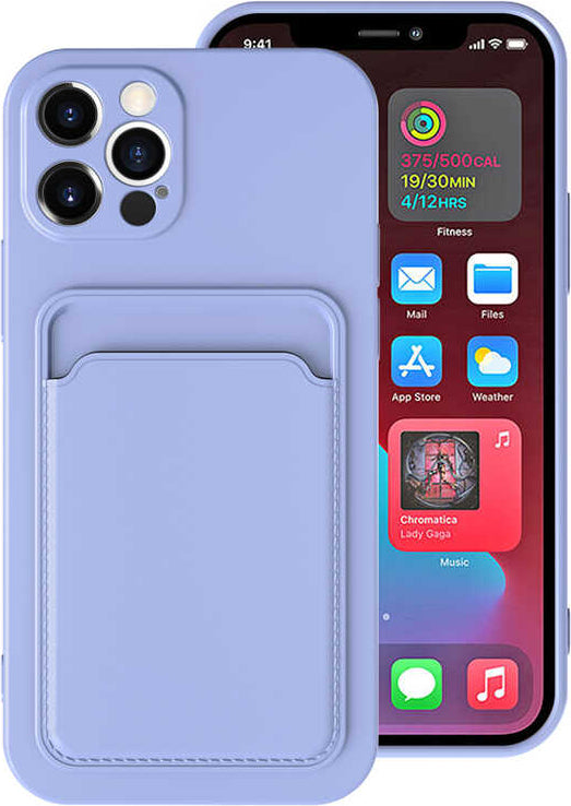iPhone 12 Pro Max Kılıf mnc Ofix Kapak-Lila