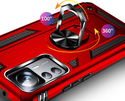 Xiaomi Mi 12T Pro Kılıf Mnc Vega Kapak-Kırmızı