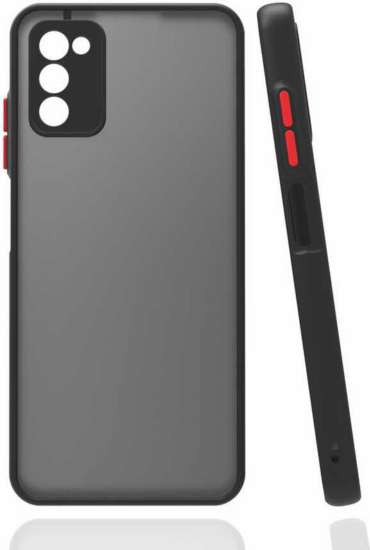 Galaxy A03S Kılıf Mnc Hux Kapak-Siyah