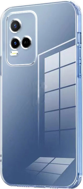 Vivo Y33S Kılıf Mnc Süper Silikon Kapak-Renksiz