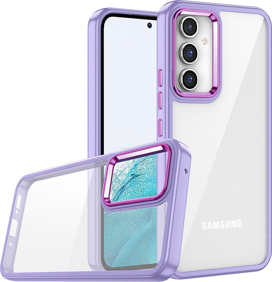 Galaxy A14 Kılıf Mnc Flora Kapak-Lila