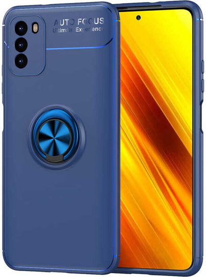 Xiaomi Poco M3 Kılıf Mnc Ravel Silikon Kapak-Mavi