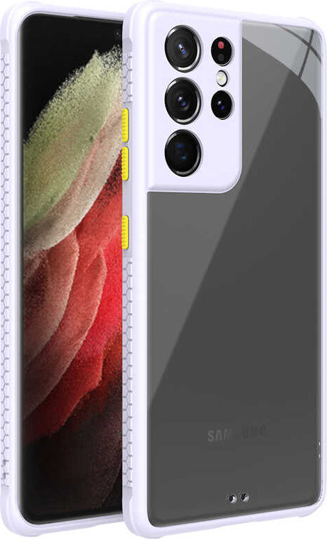 Galaxy S21 Ultra Kılıf mnc Kaff Kapak-Mor