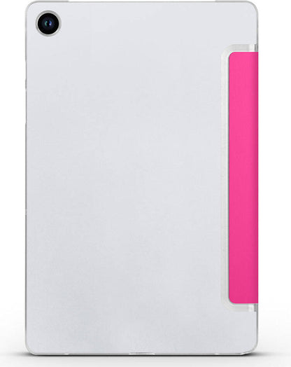 Galaxy Tab A9 Plus Uyumlu Mnc Smart Cover Standlı 1-1 Kılıf-Gold