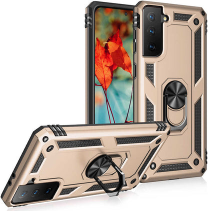 Galaxy S21 Kılıf Mnc Vega Kapak-Gold