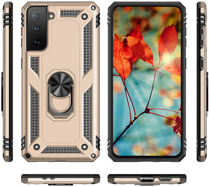 Galaxy S21 Kılıf Mnc Vega Kapak-Gold