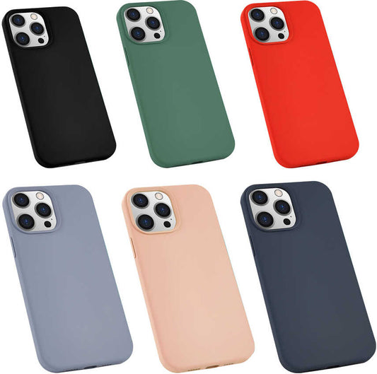 iPhone 13 Pro Max Kılıf Mnc Silk Silikon-Lila