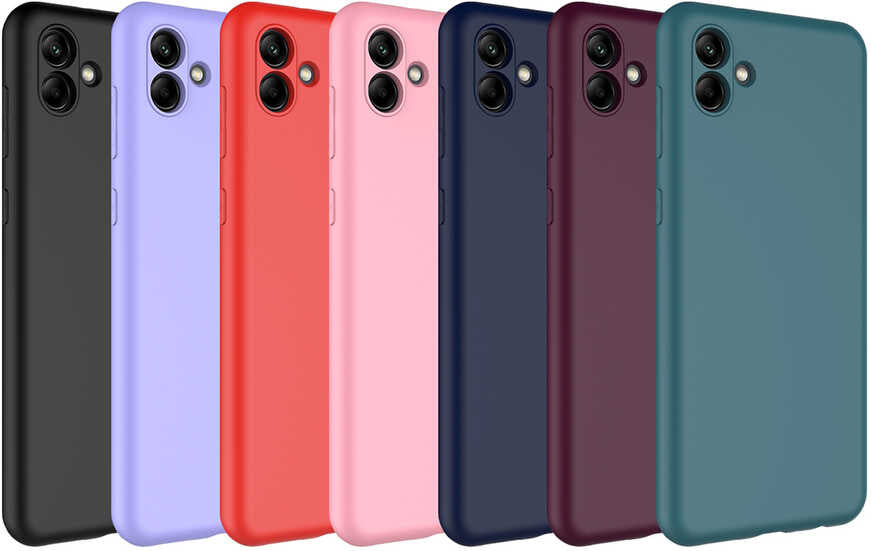 Galaxy A04 Kılıf Mnc Mara Laaakan Kapak-Lila