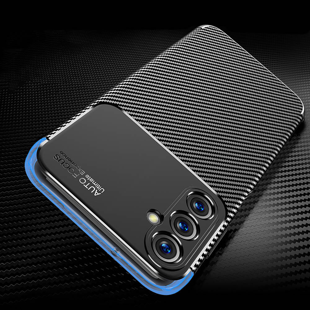 Galaxy A25 Kılıf Mnc Negro Silikon Kapak-Siyah